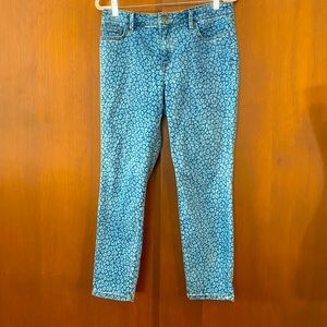 Tommy Bahama leopard print jeans